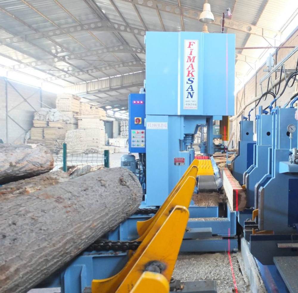 FIMAKSAN band mill and log carriage